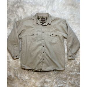 VTG LEVI STRAUSS & CO Plaid Blanket Khaki Jacket